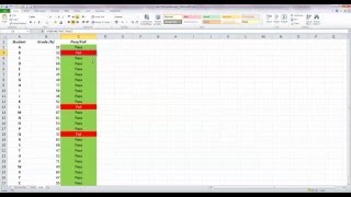 How To Use Basic Conditional Formatting with an IF Statement in Excel 2010 [upl. by Martelli360]