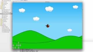 Simple Flappy Robin In Cocos2dx 5 Making Him Jump And Fall [upl. by Yelnek196]