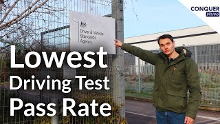 The Place with the Lowest Driving Test Pass Rate in Great Britain  I Drive a Test Route [upl. by Ameg]