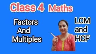 Factors and Multiples  Class 4 Maths  Factors and Multiples Class 4 Maths Worksheet [upl. by Ryhpez]