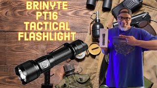 Brinyte PT16 2000 Lumens Tactical Flashlight Review [upl. by Hayton]