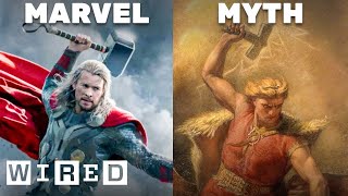 Marvel vs Norse Mythology Every God in Thor Explained amp Compared  WIRED [upl. by Llenrrad]