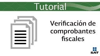 Tutorial Verificación de comprobantes fiscales impresos [upl. by Airb]