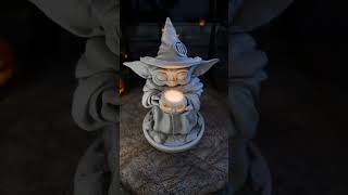 Baby Yoda Halloween STL File For 3D Printing shorts halloweendecor gambody 3dprinting grogu [upl. by Darach]