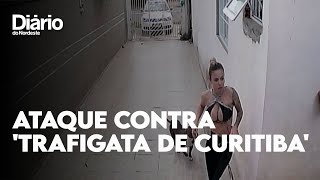 Tentativa de homicídio contra Trafigata de Curitiba é flagrada por câmeras de segurança [upl. by Caro]