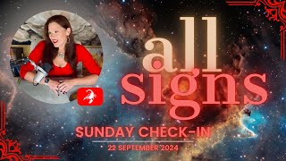 22 SEPTEMBER 2024⚡️Sunday CheckIn⚡️All Energies Tarot ♐ ♓ ♊ ♍ ♈ ♋ ♎ ♑ ♒ ♌ ♉ ♏ TIMESTAMPED [upl. by Vizza818]