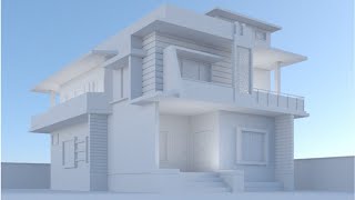 House Design Tutorial in 3DS Max  3DS MAX for Beginners [upl. by Attenrad]