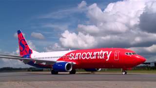 Sun Country Airlines Livery Timelapse [upl. by Agnimod938]