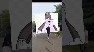 Big Chungus in a Lunchly MrBeast ksi loganpaulvlogs lunchly chungus bugsbunny running [upl. by Brod]