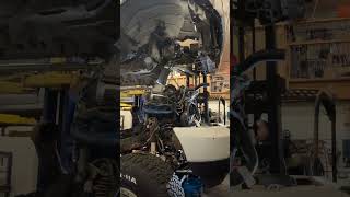 60 Powerstroke engine installation [upl. by Valerie]