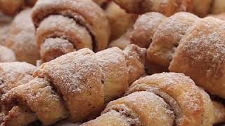 Cinnamon rugelach cookies  רוגלעך קינמון מהירים [upl. by Doxia]