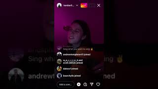 Words  Tomberlin Low cover instagram live [upl. by Alimat650]