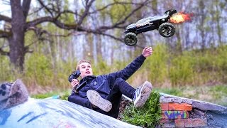 INSANE RC CAR SKATEPARK STUNTS [upl. by Aicirtac738]