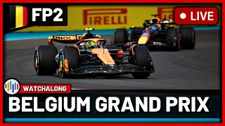 🔴F1 Live Belgium GP Free Practice 2  Commentary  Live Timing [upl. by Zelikow]