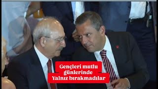 Kemal Kılıçdaroğlu ve Özgür Özel şahitlik yaptı Genç çiftleri mutlu günde yalnız bırakmadılar [upl. by Anisirhc]