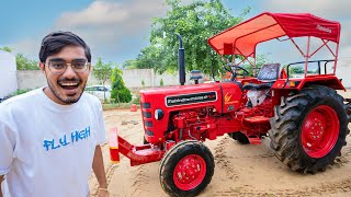 Super Car Se Apne New Tractor Ki Delivery Leli🔥  First Time in India [upl. by Sessilu624]