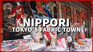 NIPPORI Tokyos Textile Fabric Town  Explore Japan [upl. by Naehgem770]