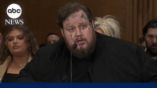 Jelly Roll makes emotional plea to Congress to fight fentanyl overdoses [upl. by Line330]