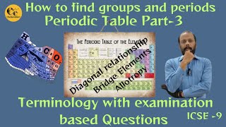 Periodic Table Part  3 Diagonal relationship and Bridge Elements [upl. by Azyl]