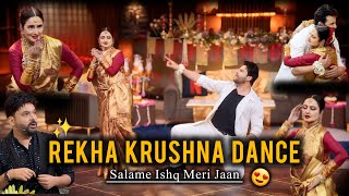 Rekha Krushna Dance  Salame Ishq Meri Jaan  Fabulous Rekha Moves On The Great Indian Kapil Show [upl. by Llatsyrc]