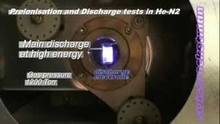 CO2 TEA preionisation test with HeN2 mixturemp4 [upl. by Beeson]