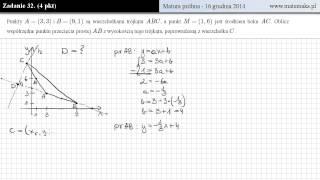 Zadanie 32  matura próbna  grudzień 2014 [upl. by Cochard]