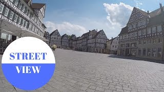 STREET VIEW Schorndorf in GERMANY [upl. by Ardnuaed]