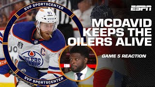 Game 5 Reaction ‘We witnessed greatness tonight’ from McDavid – PK Subban  SC with SVP [upl. by Wandie922]