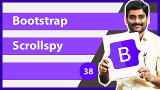 Bootstrap Scrollspy  Bootstrap 5 Tutorial 38 [upl. by Seiuqram]