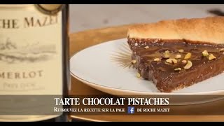 Recette de Papilles amp Pupilles  Tarte chocolat pistaches [upl. by Auqkinahs]