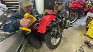 Part 6 1979 Honda XR500 rebuild  Restoration [upl. by Bloem354]