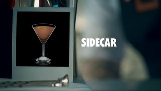 SIDECAR DRINK RECIPE  HOW TO MIX [upl. by Whittemore986]