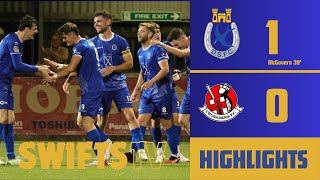 EXTENDED HIGHLIGHTS  Dungannon Swifts 10 Crusaders 170924 [upl. by Bathelda239]