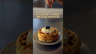 Blueberry lemon Belgian waffles [upl. by Ainegue657]