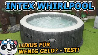 Intex Whirlpool Grewyood Purespa Deluxe im Test Taugt der was [upl. by Adnilrev38]