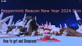 Tutorial and Showcase Arena Tower Defense  Peppermint Beacon New Year 2024 skin [upl. by Annoerb]