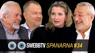 Peter Abelin Katerina Janouch Boris Benulic och Mikael Willgert i Swebbtv Spanarna avsnitt 34 [upl. by Wilkins277]