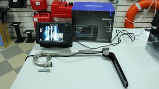 Как установить датчик эхолота LOWRANCE HOOK REVEAL 7 TRIPLESHOT ROW 00015520001 на ПВХ лодку [upl. by Imoyik]