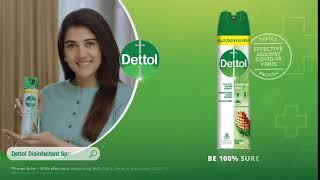 Dettol Disinfectant Spray  Works Across Surfaces [upl. by Meedan320]