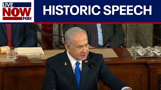 WATCH IN FULL Netanyahu addresses joint session of Congress  LiveNOW from FOX [upl. by Lyall]