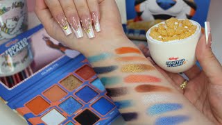 ASMR Frosted Flakes X Glamlite Makeup Collection 💙 [upl. by Marilla]