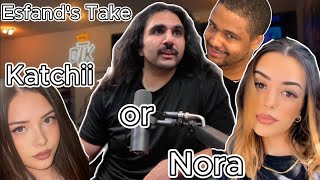 Esfands Take on Nick Leaving Nora for Katchii [upl. by Harbert]