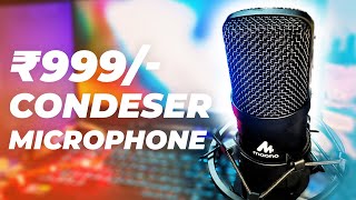 Maono AUA03 Condenser Microphone Kit w Sound Test [upl. by Korey]