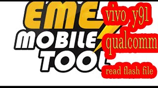 EME Mobile Tool EMT vivo y91 read flash file eme tool ememobiletool ememobiletool [upl. by Ahtaga]