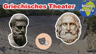 Das griechische Theater einfach erklärt I Überblick über Drama Tragödie und Komödie [upl. by Erica]