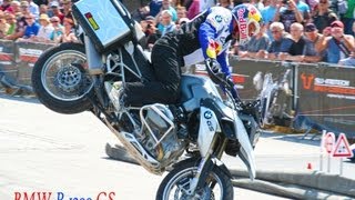 BMW R 1200 GS BMW Motorrad Days 2013 Chris Pfeiffer Stunt Riding GS 1200 R 1200 GS LC [upl. by Meli]