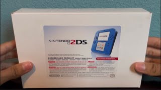 Unboxing Refurbished Nintendo 2DS in 2023 [upl. by Betthel]