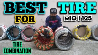 BEST TIRE for Mio i 125  Tire Combination  MotoTyre Central [upl. by Esyli]