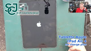 Tablette Apple IPad Air 4 qui ne charge plus  SJC Électronique [upl. by Sublett]