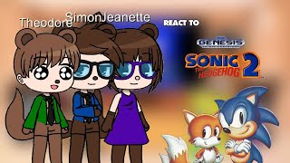 Alvin Simon Theodore Britanny Jeanette and Eleanor react to quotSonic The Hedgehog 2 1992quot 13 [upl. by Morgana]